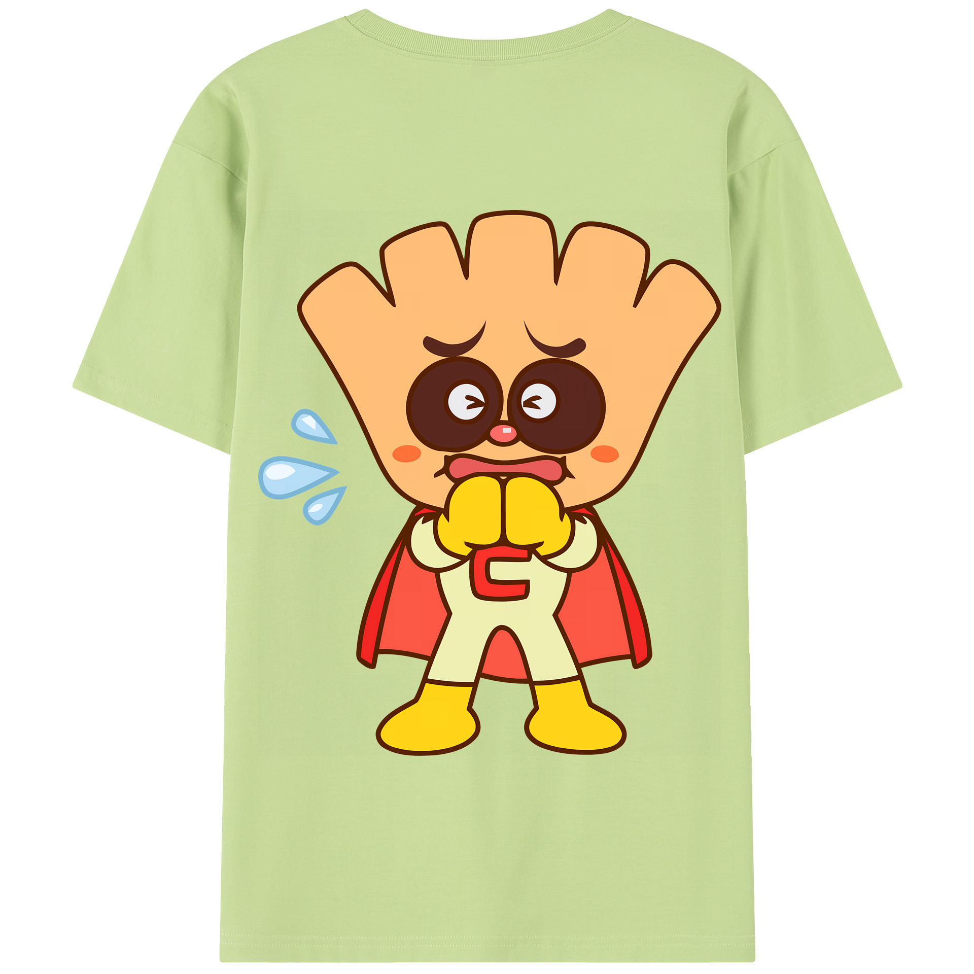 （画像用） アンパンマン Anpanman 綿100％半袖Tシャツ（背面プリント）